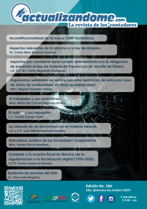 Revista digital ACTUALIZANDOME.COM número 186 1ra Quincena octubre 2025
